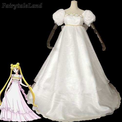Sailor Moon Crystal Serenity Dress Cosplay Remake Queen Tsukino Usagi Costume Fancy Small Lady Gown Wedding Party Outfit