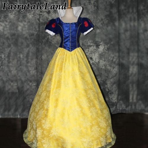 Adult Snow White Dress Carnival Fancy Party Cosplay Dress Costume Snow White Princess Dress Halloween Costumes