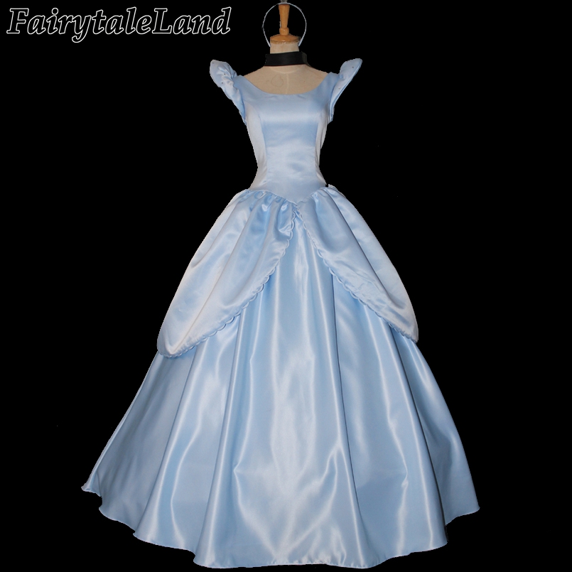 Cinderella Fancy Dress Halloween Princess Costume Custom made Wedding ...