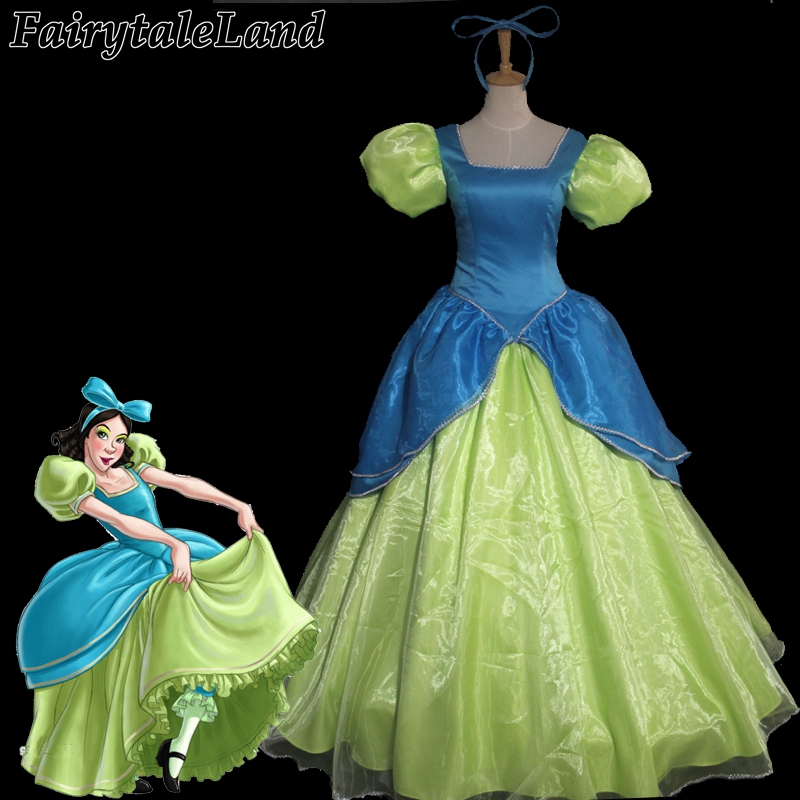 Cartoon Cinderella Sisters Cosplay Costumes Anastasia Drizella Cosplay Princess Dress Halloween