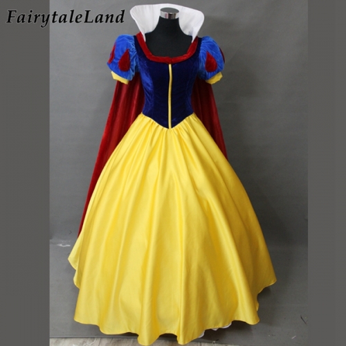 Halloween sexy costumes for women Custom made adult Snow White Dress birthday Party Princess dress Snow white Cosplay costume