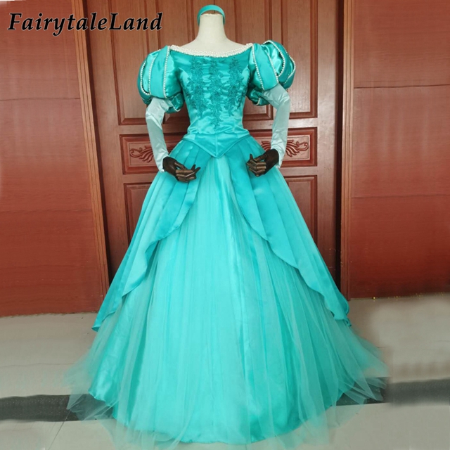 Princess Ariel Costume Fancy Pearls Party Gown Halloween The Little ...