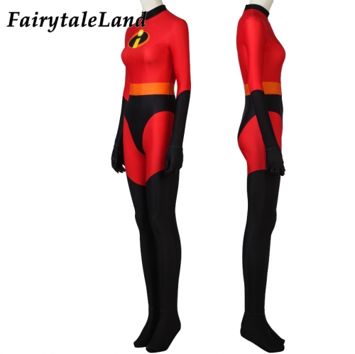 The Incredibles2  Elastigirl suit  Cosplay Jumpsuit Superhero Printing Zentai