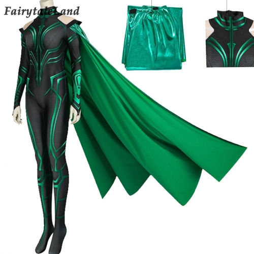 THOR 3 Ragnarok Trailer  Hela  suit  Cosplay Jumpsuit Superhero Printing Zentai