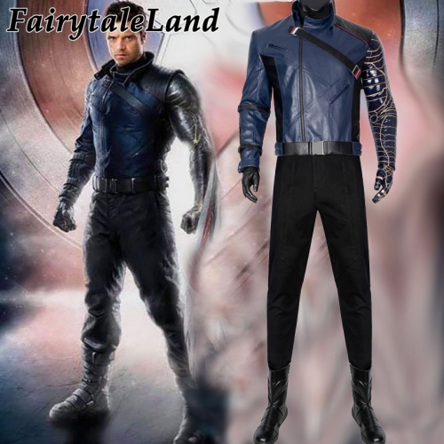 The Falcon and the Winter Soldier  Bucky Barnes Cosplay Costume