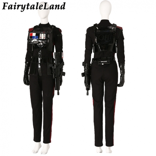 Adult Women Star Wars: Battle Front II Eden Wasio Clothings Cosplay Costume Halloween Outfit Full Props Suit With Shoes