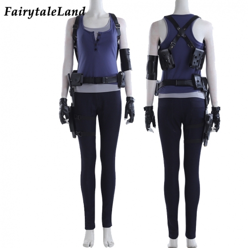 Adult Women Games  Resident Evil Cosplay Costume Jill Valentine Role-playing Clothing Halloween Party Outfit