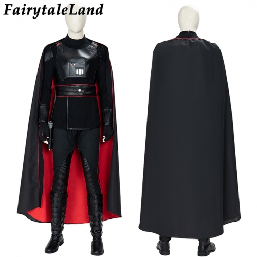 The Star Wars Cosplay Costume Moff Gideon Fighting Uniform With Cloak Fancy Halloween Carnival Outfit Full Props With Shoes