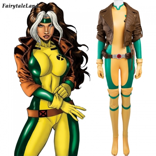 X-Men Rogue Anna Marie  Cosplay Costume