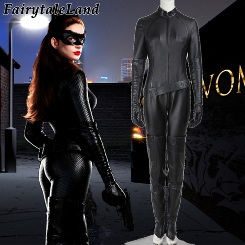The Dark Knight Rises Catwoman Selina Kyle Cosplay Costume