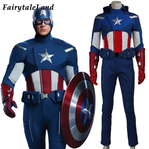 Avengers Captain America Steve Rogers Cosplay Costume