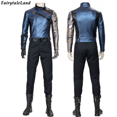The Falcon and the Winter Soldier Bucky Barnes Cosplay Costume