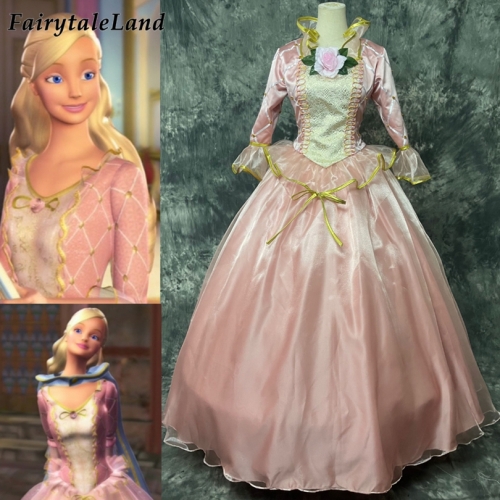 Anneliese from Barbie Cosplay Costume Halloween Princess dress