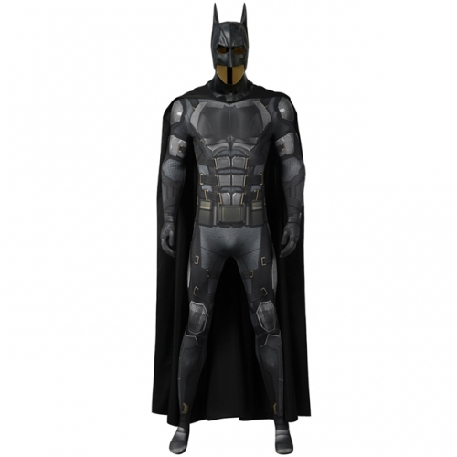 Justice League Batman Bruce Wayne Cosplay Jumpsuit Superhero Costume Printing Zentai